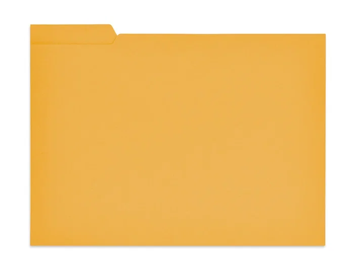 Gio Subcarpeta Con Pestaña Lateral Izquierda Folio Cartulina 250 gr Amarillo Intenso -50U-