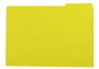 Gio Subcarpeta de Cartulina Folio con Pestaña Izquierda Amarillo