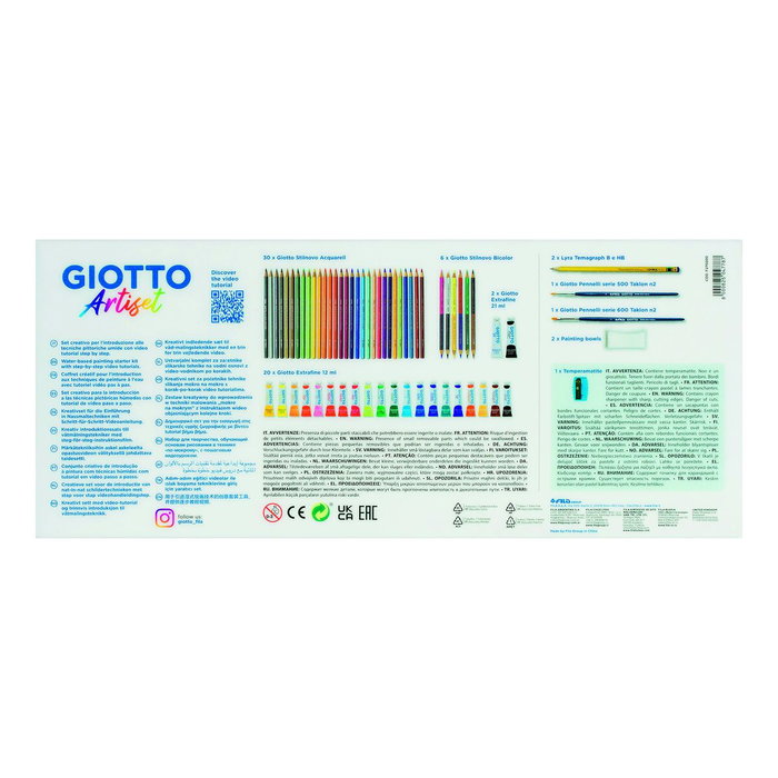 Giotto ArtiSet Set de Introducción a Todas las Técnicas