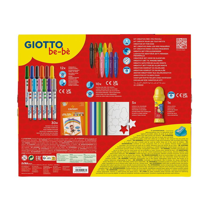 Giotto Set Pequeñas Creaciones Be-Bé Colores Surtidos