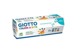 Giotto Pintura De Dedos Estuche 6 Botes 100 mL