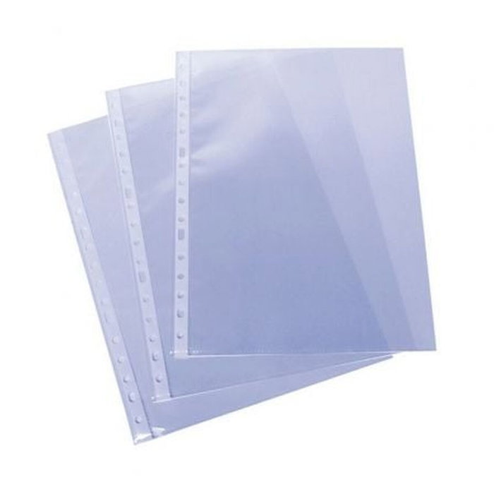 Grafoplas Fundas Multitaladro 16 PP Transparentes 80 Micras Extra Liso Folio Grafoplas Fundas Multitaladro 16 PP Transparentes 80 Micras Extra Liso Folio