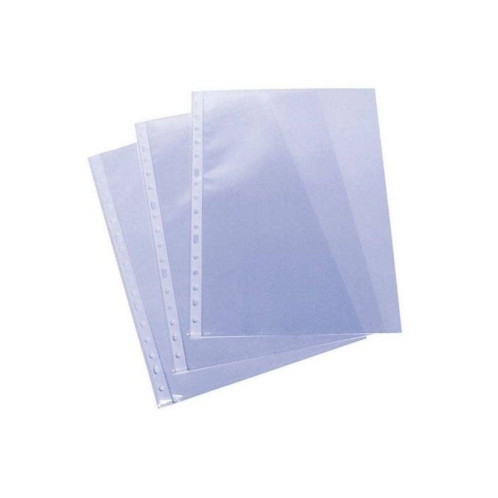 Grafoplas Fundas Multitaladro 16 PP Transparentes 80 Micras Extra Liso Folio Grafoplas Fundas Multitaladro 16 PP Transparentes 80 Micras Extra Liso Folio