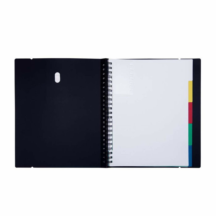 Grafoplás Carpeta In&Out A4 con 30 Fundas Extraíbles Negro