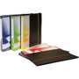 Grafoplas Carpeta de Fundas con Tapas Rígidas y 100 Fundas, Negro