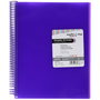 Grafoplás Carpeta Maxiplás PP Multiline A4 en Espiral con Gomas Violeta - 50 Fundas PP Extra