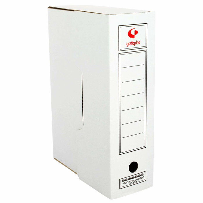 Grafoplás Caja de Archivo Definitivo Folio Prolongado Blanco Pack 50 Ud Grafoplás Caja de Archivo Definitivo Folio Prolongado Blanco Pack 50 Ud