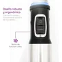 Grunkel Batidora de Mano Mp-1500Titanxl 1500W, 4 Cuchillas de Titanio, Vaso 800ml, Acero Inoxidable 304, Función Turbo