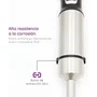 Grunkel Batidora de Mano Mp-1500Titanxl 1500W, 4 Cuchillas de Titanio, Vaso 800ml, Acero Inoxidable 304, Función Turbo