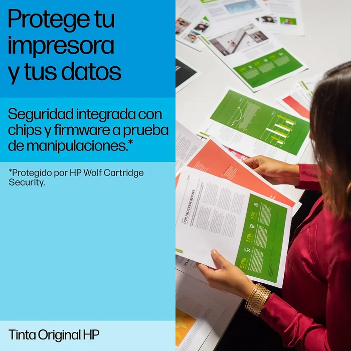 HP Botella de tinta original 31 cian 70 ml (1VU26AE) 8000 páginas HP Botella de tinta original 31 cian 70 ml (1VU26AE) 8000 páginas
