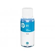 HP Tinta Bote Cian Smart Tank Wireless Nº 31 70 ML Compatible con 450,455,457,7005,7305