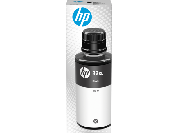 HP 32XL Botella de Tinta Negra 135 ml