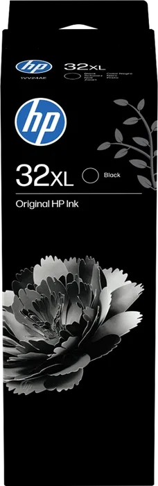 HP Botella de Tinta Negra 32 XL de 135 ml, Original, Alta Capacidad