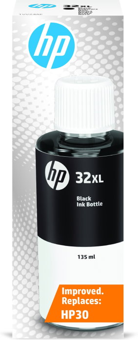 HP 32XL Botella de Tinta Negra 135 ml