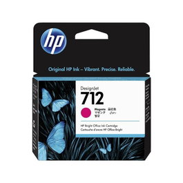 HP 712 Cartucho de Tinta Magenta 29 ml para DesignJet T210, T230, T250, T630, T650, Studio y Steel Edition