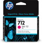 HP Cartucho de Tinta 712 Magenta 29 ml para DesignJet T210, T230, T250, T630, T650, 3ED68A
