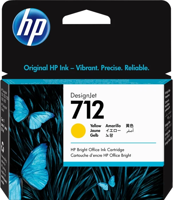 HP 712 Cartucho de Tinta Amarillo 29 ml para DesignJet