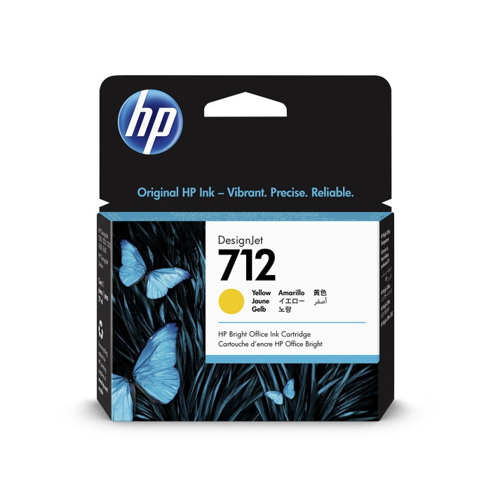 HP 712 Cartucho de Tinta Amarillo 29 ml para DesignJet