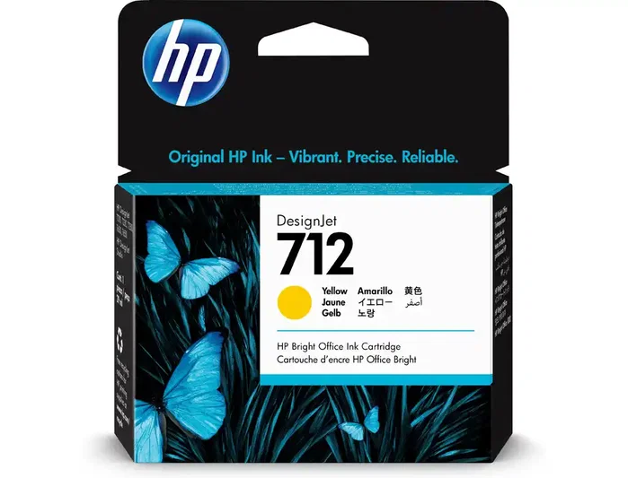 HP 712 Cartucho de Tinta Amarillo 29 ml para DesignJet