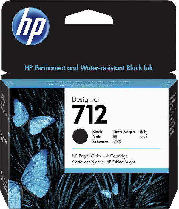 HP Cartucho de Tinta DesignJet 712 Negro XL 80 ml HP Cartucho de Tinta DesignJet 712 Negro XL 80 ml