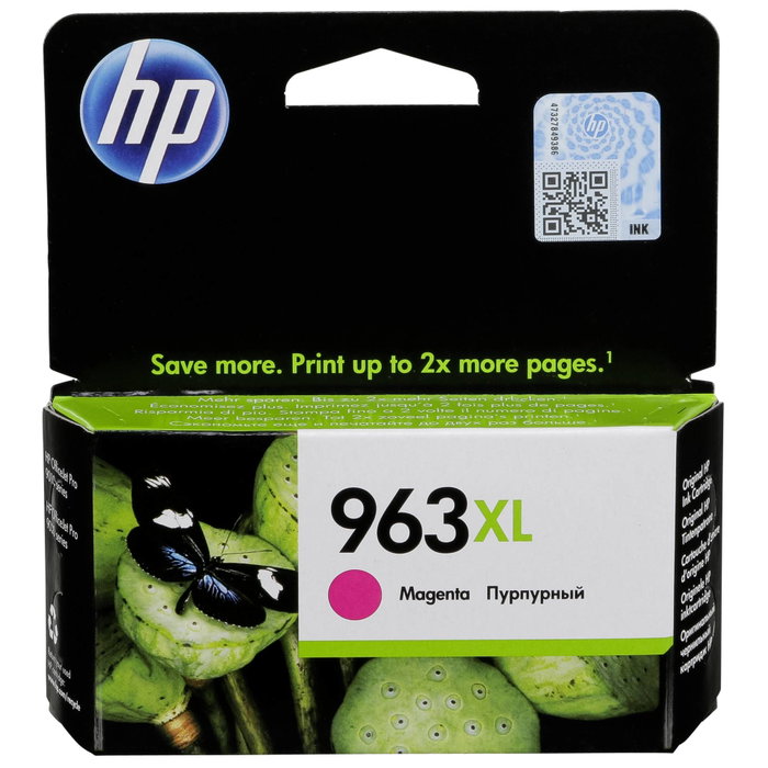 HP 963XL Cartucho de Tinta Magenta de Alta Capacidad Original, 3JA28AE Build-in-One 9010 Series Compatible Edition HP 963XL Cartucho de Tinta Magenta de Alta Capacidad Original, 3JA28AE Build-in-One 9010 Series Compatible Edition