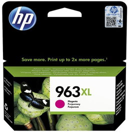 HP 963XL Cartucho de Tinta Magenta de Alta Capacidad Original, 3JA28AE Build-in-One 9010 Series Compatible Edition