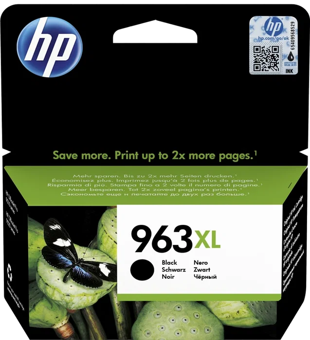 HP 963XL Cartucho de tinta negro de alto rendimiento HP 963XL Cartucho de tinta negro de alto rendimiento