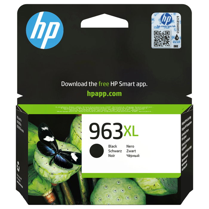 HP 963XL Cartucho de tinta negro de alto rendimiento HP 963XL Cartucho de tinta negro de alto rendimiento