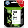 HP Multipack de Cartuchos de Tinta 304 Negro y Tricolor