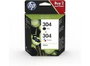 HP Multipack de Cartuchos de Tinta 304 Negro y Tricolor