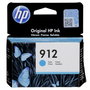 HP 912 Cian Cartucho de Tinta Original