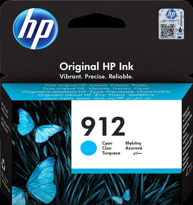 HP Tinta Cyan Deskjet - Deskwriter N°912 Cartucho HP Tinta Cyan Deskjet - Deskwriter N°912 Cartucho