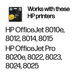 HP 912XL Cartucho de Tinta Original Amarillo de Alto Rendimiento