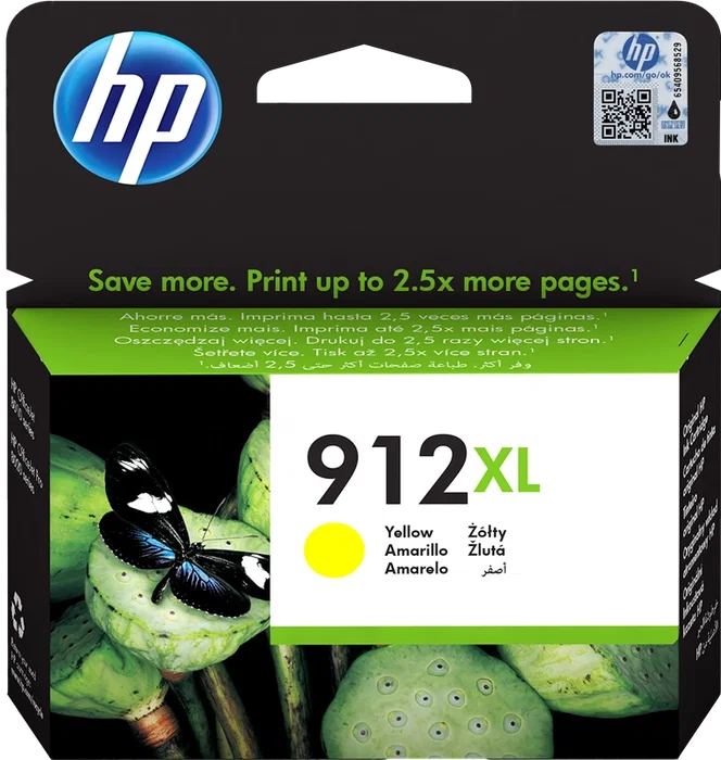 HP 912XL Cartucho de Tinta Amarillo de Alto Rendimiento HP 912XL Cartucho de Tinta Amarillo de Alto Rendimiento