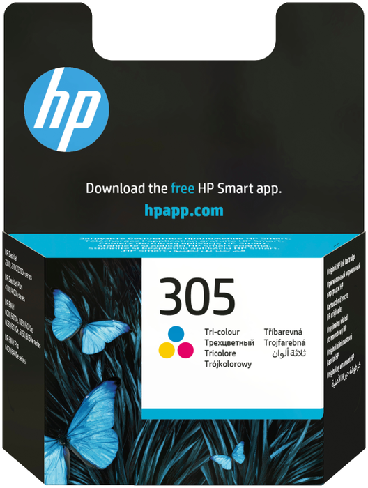 HP Cartucho de Tinta Original 305 Tricolor, 3YM60AE HP Cartucho de Tinta Original 305 Tricolor, 3YM60AE