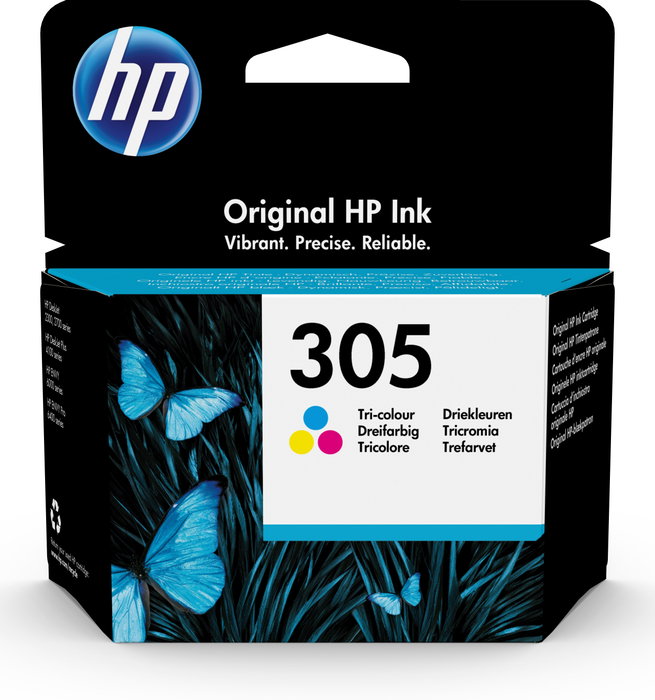 HP Cartucho de tinta Original 305 Tricolor