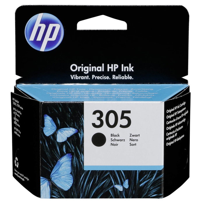 HP Cartucho de Tinta Original 305 Negro