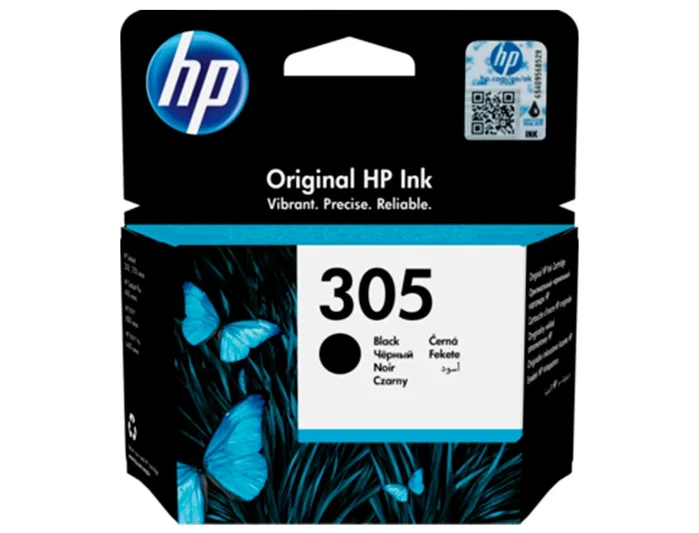 HP Cartucho de Tinta Original 305 Negro
