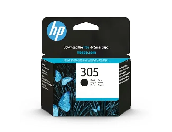 HP Cartucho de Tinta Original 305 Negro HP Cartucho de Tinta Original 305 Negro