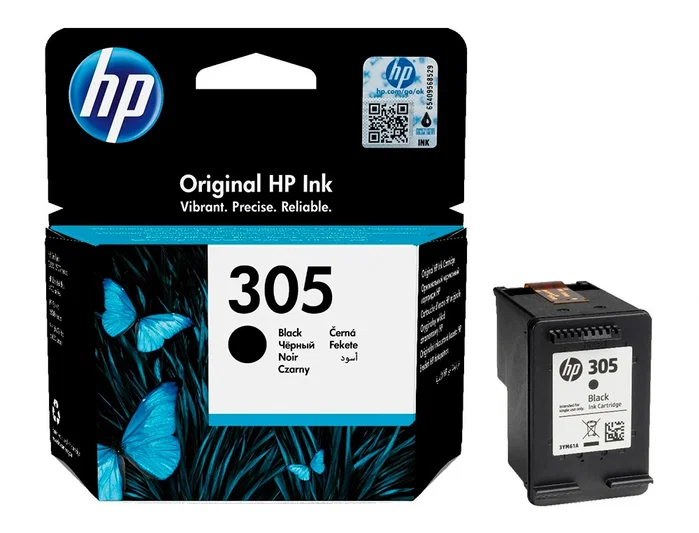 HP Cartucho de Tinta Original 305 Negro