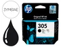 HP Cartucho de Tinta Original 305 Negro