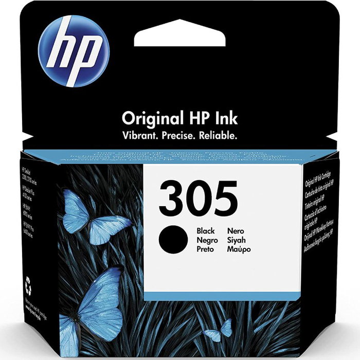 HP Cartucho de Tinta Original 305 Negro