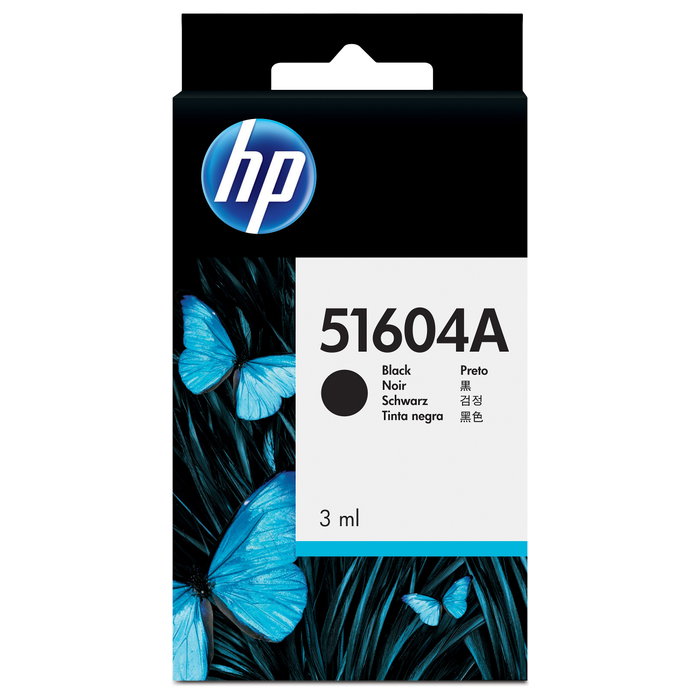 HP Cartucho de Tinta Negro 51604A para Quietjet y Thinkjet