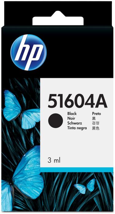 HP Cartucho de Tinta Negro 51604A para Quietjet y Thinkjet