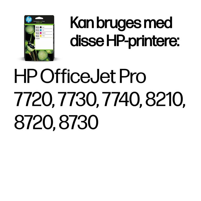 HP 953 Multipack de 4 Cartuchos de Tinta Original (Negro, Cian, Magenta, Amarillo) HP 953 Multipack de 4 Cartuchos de Tinta Original (Negro, Cian, Magenta, Amarillo)