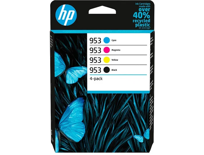 HP 953 Multipack de 4 Cartuchos de Tinta Original (Negro, Cian, Magenta, Amarillo) HP 953 Multipack de 4 Cartuchos de Tinta Original (Negro, Cian, Magenta, Amarillo)
