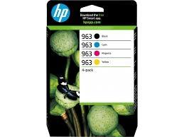 HP Tinta Negra, Cian, Magenta, Amarilla Officejet Pro 9000 Series - Nº 963 *Pack De 4*