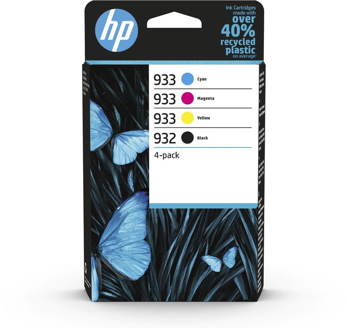 HP Multipack de cartuchos de tinta 932/933 (Negro, Cian, Magenta, Amarillo) HP Multipack de cartuchos de tinta 932/933 (Negro, Cian, Magenta, Amarillo)