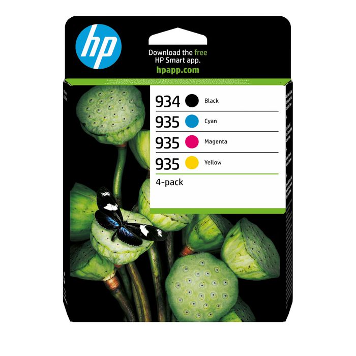 HP Multipack de Cartuchos de Tinta Original 934/935 (Negro, Cian, Magenta, Amarillo) HP Multipack de Cartuchos de Tinta Original 934/935 (Negro, Cian, Magenta, Amarillo)