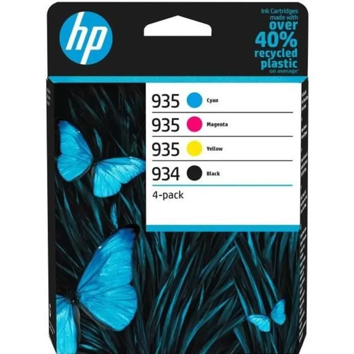 HP Multipack de Cartuchos de Tinta Original 934/935 (Negro, Cian, Magenta, Amarillo) HP Multipack de Cartuchos de Tinta Original 934/935 (Negro, Cian, Magenta, Amarillo)